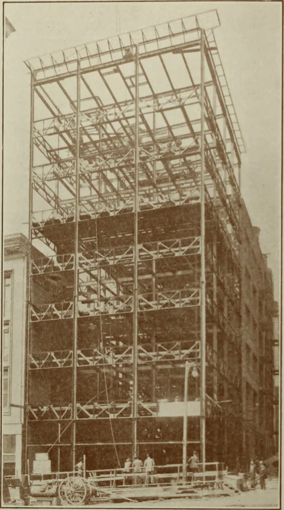 An illustration from The Architect & engineer of California and the Pacific Coast, 1905, leaf 95