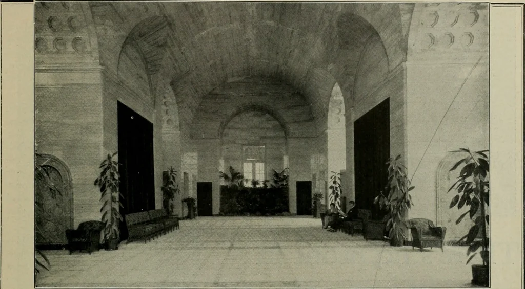 An illustration from Architect and engineer, 1905, leaf 106