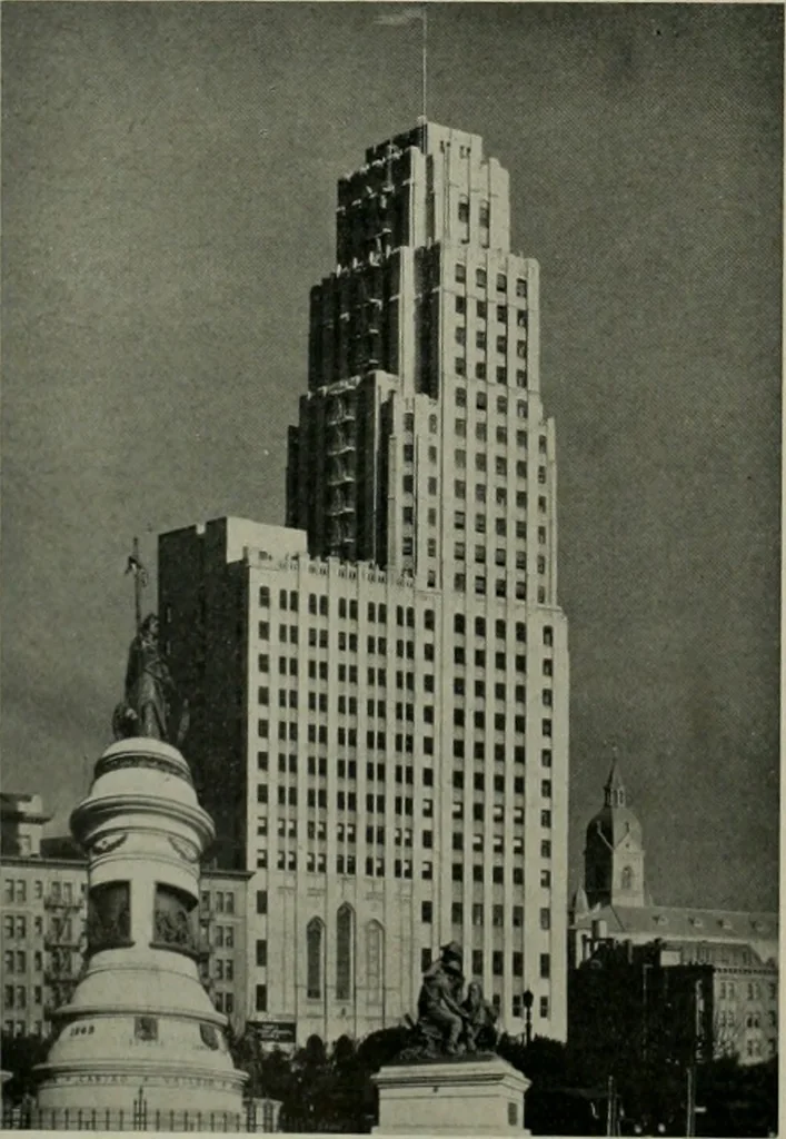 An illustration from Architect and engineer, 1905, leaf 113