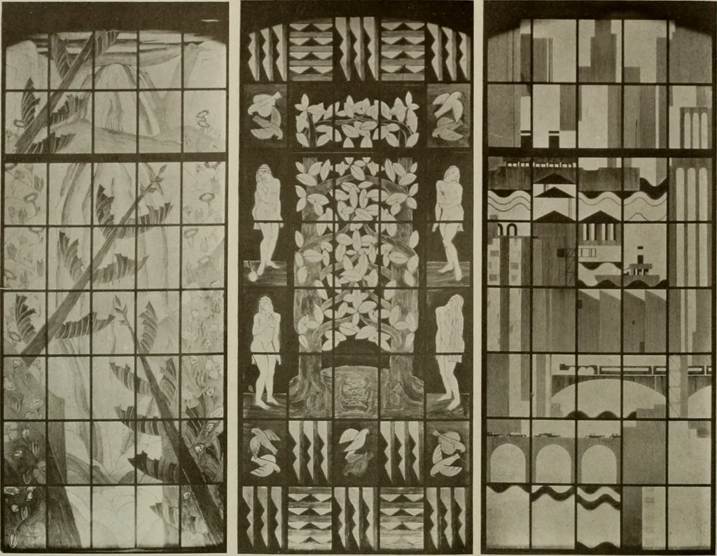 An illustration from Architect and engineer, 1905, leaf 135