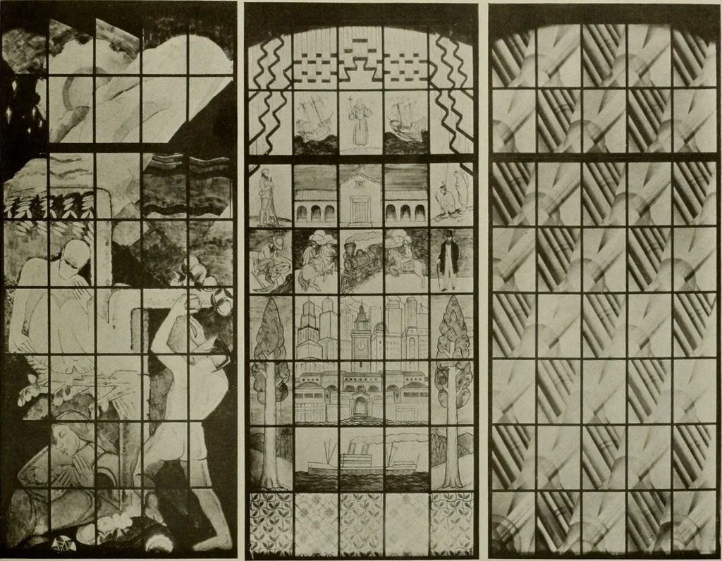 An illustration from Architect and engineer, 1905, leaf 136