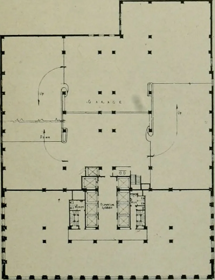 An illustration from Architect and engineer, 1905, leaf 14