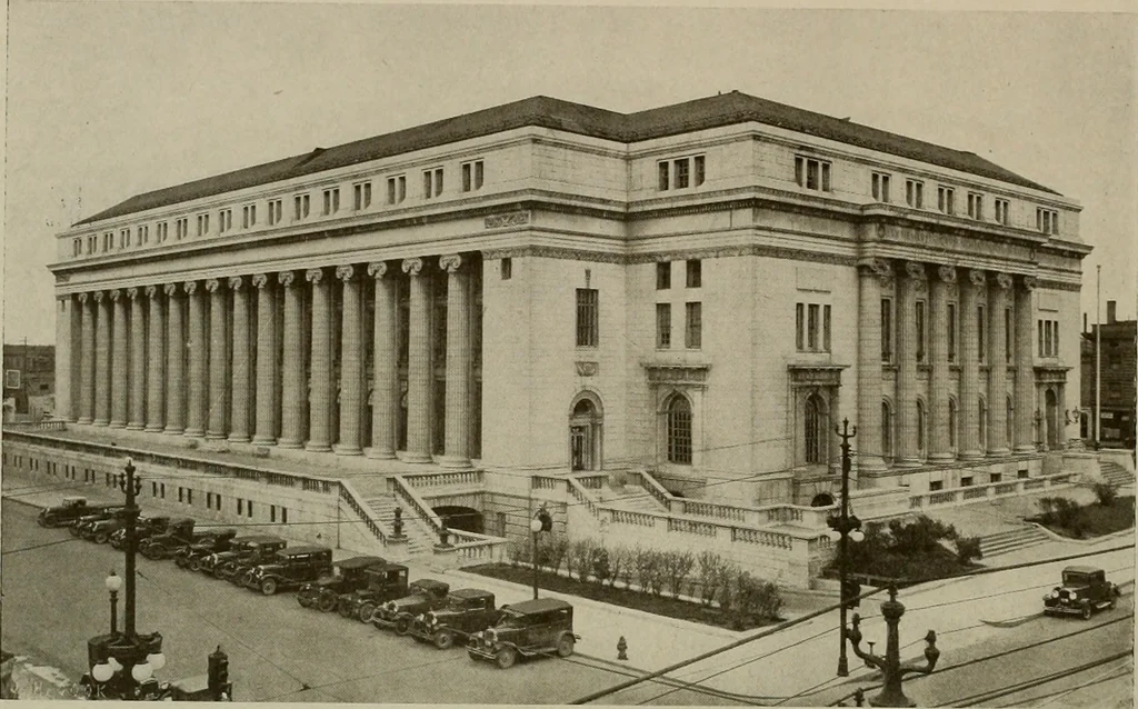 An illustration from Architect and engineer, 1905, leaf 171