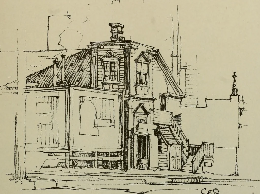 An illustration from Architect and engineer, 1905, leaf 178