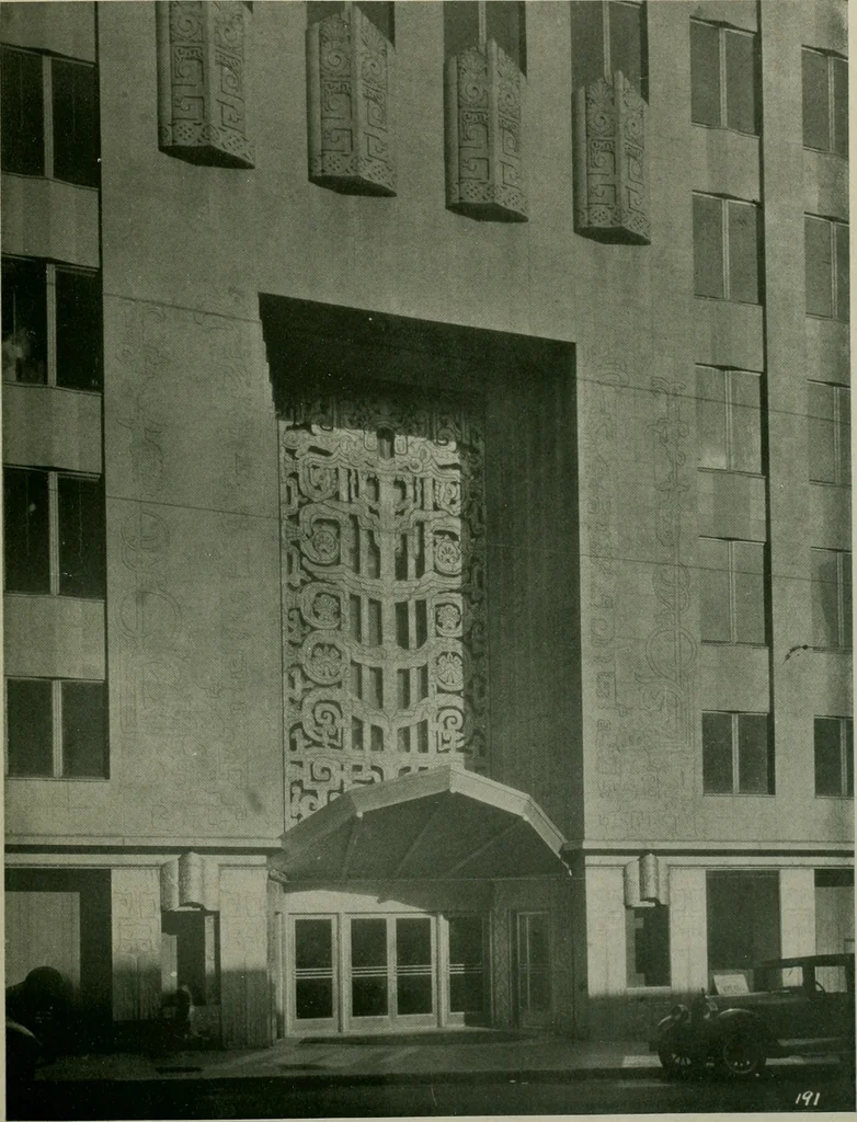 An illustration from Architect and engineer, 1905, leaf 20