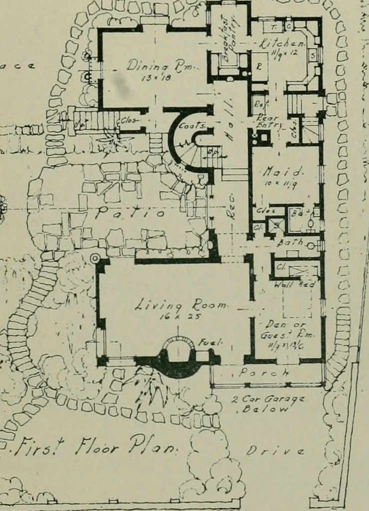 An illustration from Architect and engineer, 1905, leaf 278