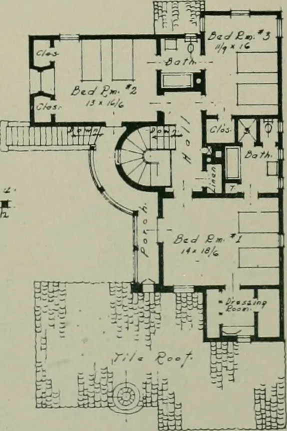 An illustration from Architect and engineer, 1905, leaf 278