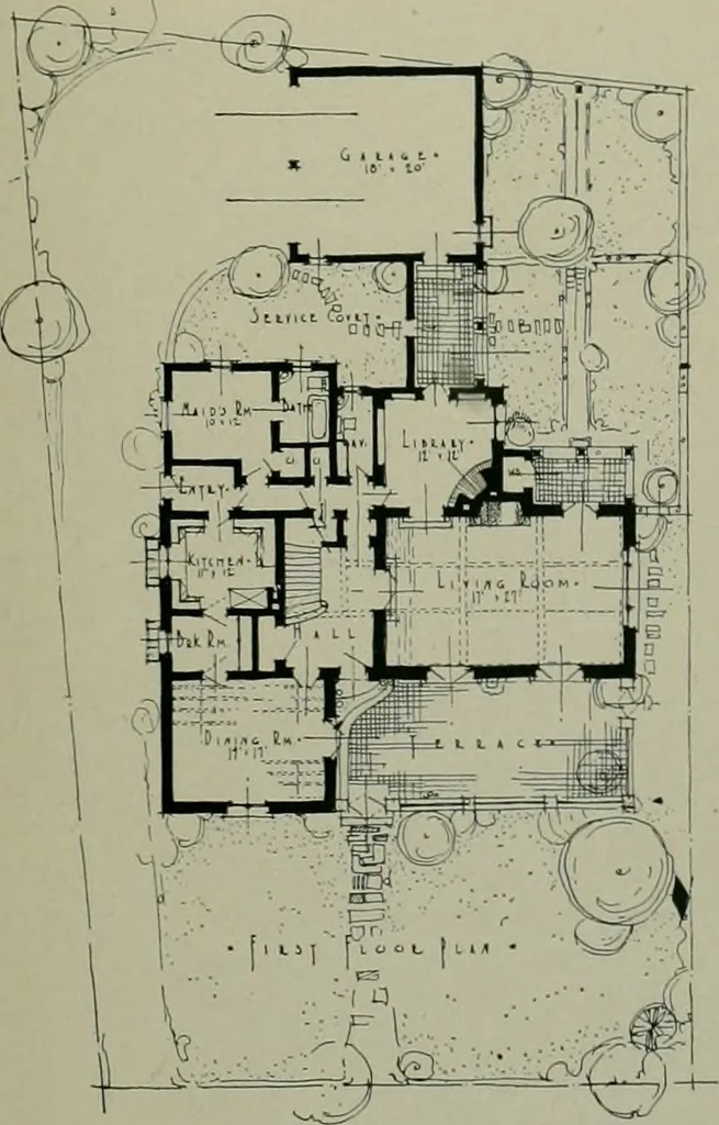 An illustration from Architect and engineer, 1905, leaf 280