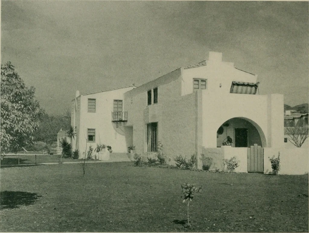 An illustration from Architect and engineer, 1905, leaf 285