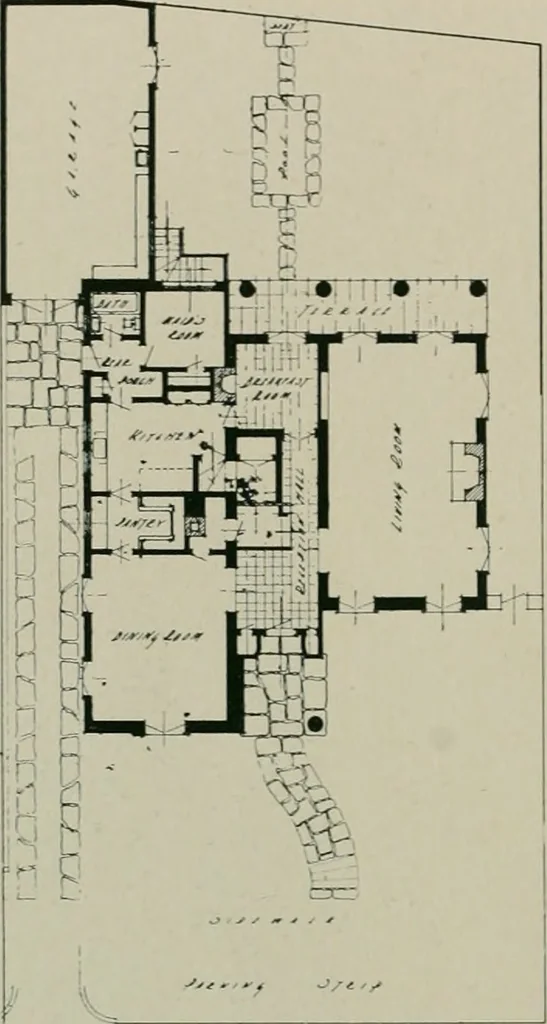 An illustration from Architect and engineer, 1905, leaf 287