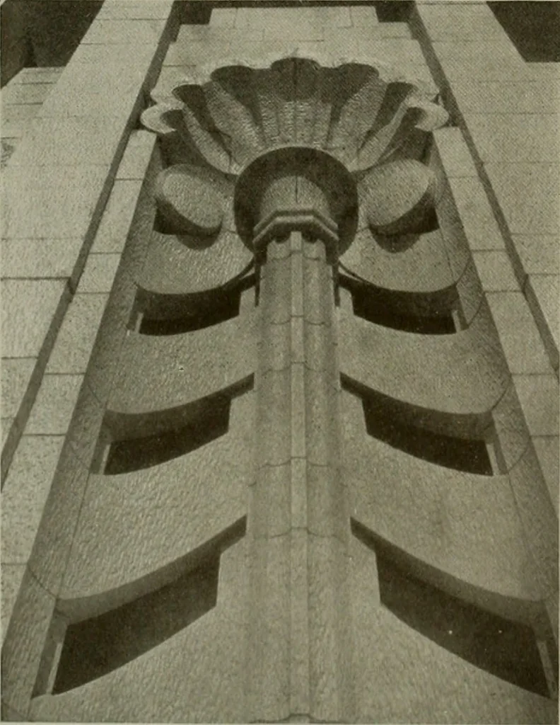 An illustration from Architect and engineer, 1905, leaf 403