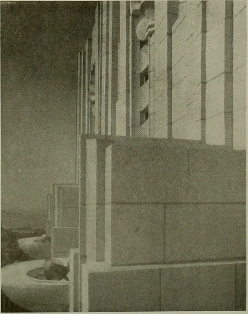 An illustration from Architect and engineer, 1905, leaf 404