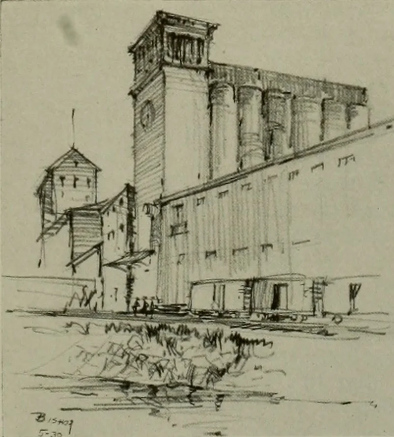 An illustration from Architect and engineer, 1905, leaf 444