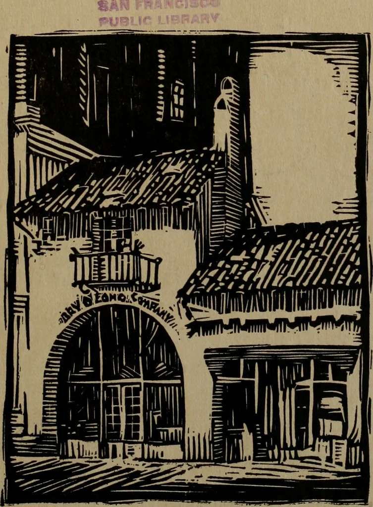 An illustration from Architect and engineer, 1905, leaf 480