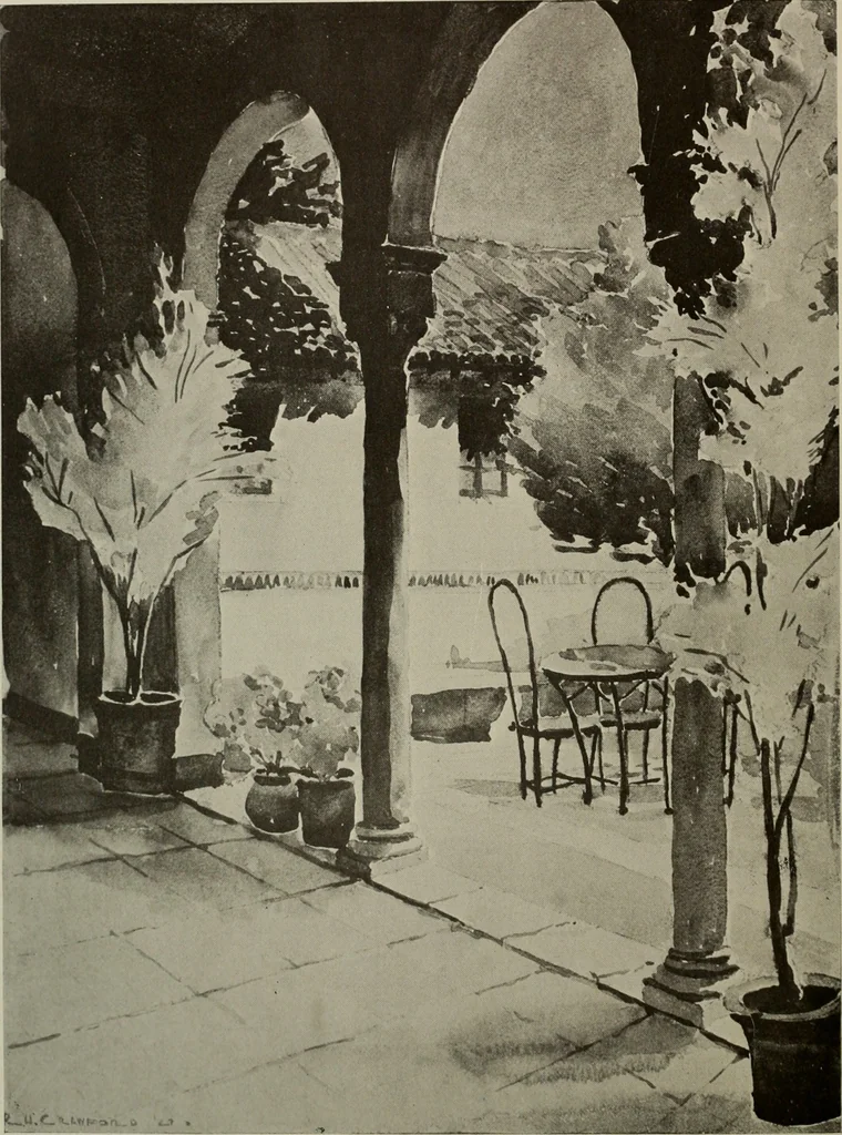 An illustration from Architect and engineer, 1905, leaf 543