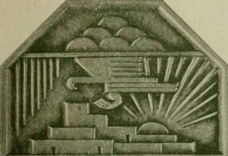 An illustration from Architect and engineer, 1905, leaf 596