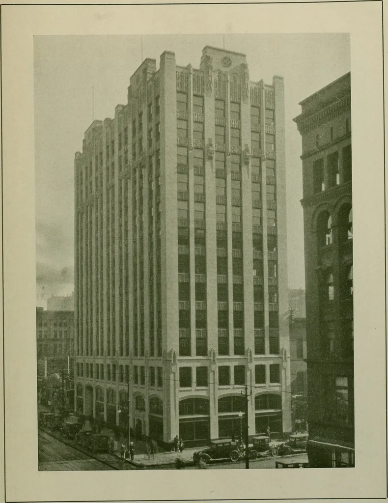 An illustration from Architect and engineer, 1905, leaf 600