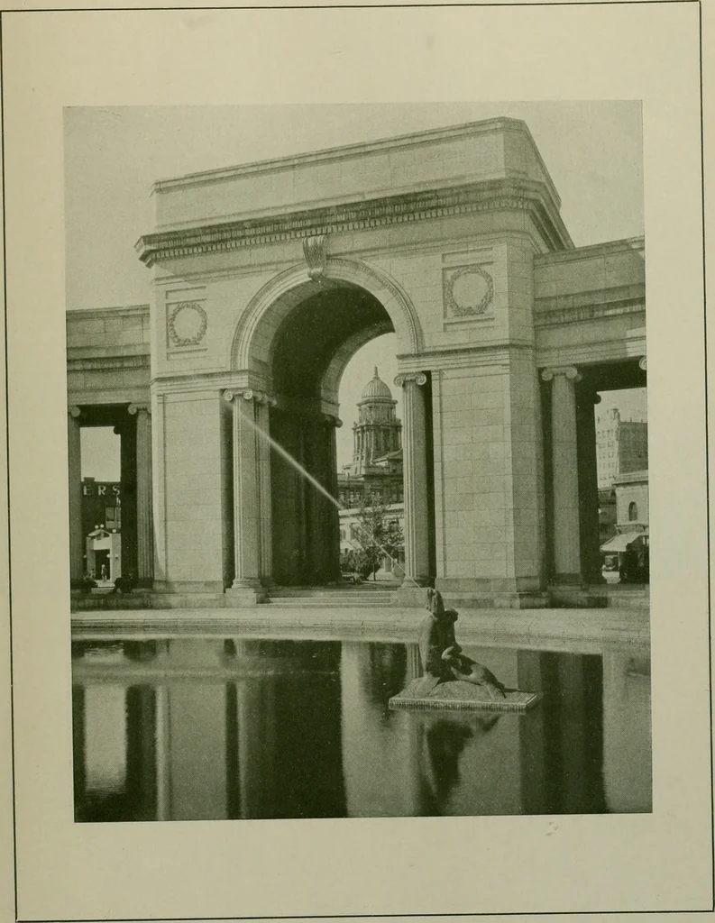 An illustration from Architect and engineer, 1905, leaf 616