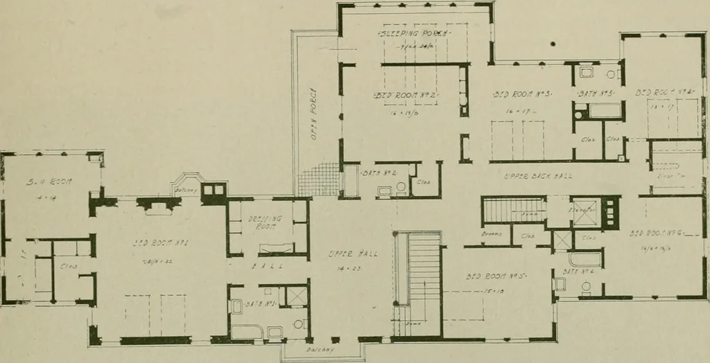 An illustration from Architect and engineer, 1905, leaf 624