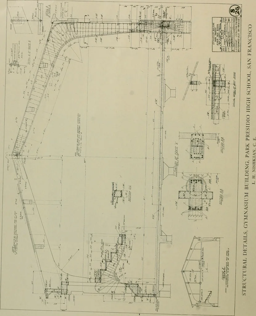 An illustration from Architect and engineer, 1905, leaf 665