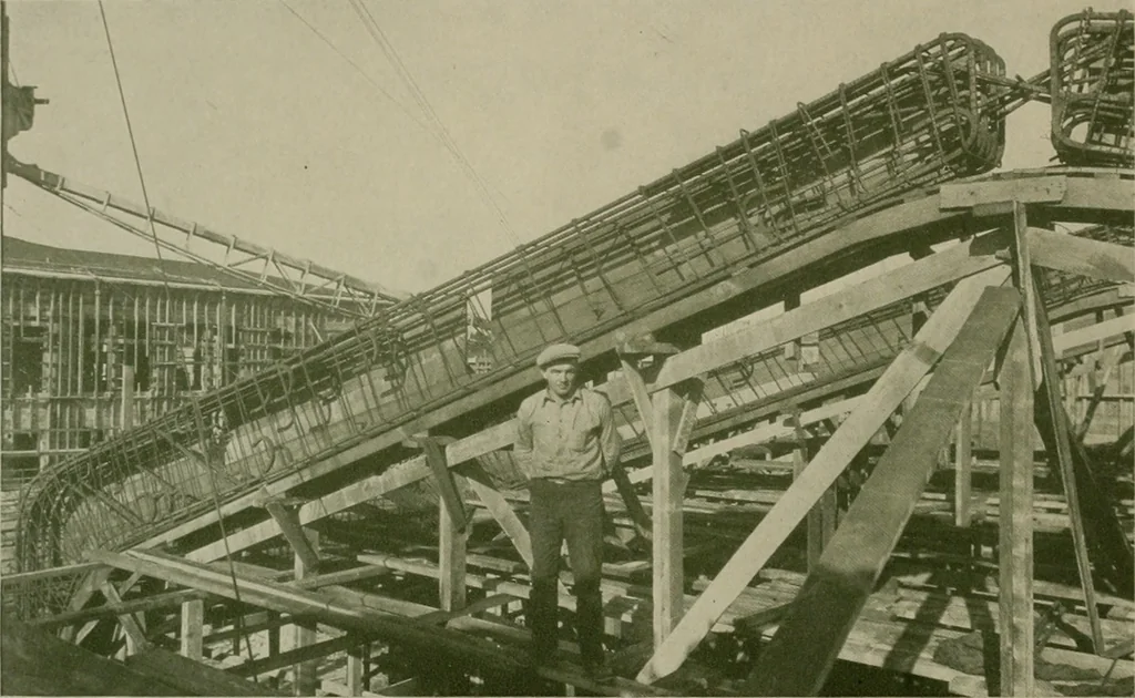An illustration from Architect and engineer, 1905, leaf 667