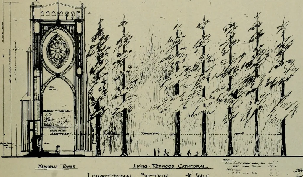 An illustration from Architect and engineer, 1905, leaf 94