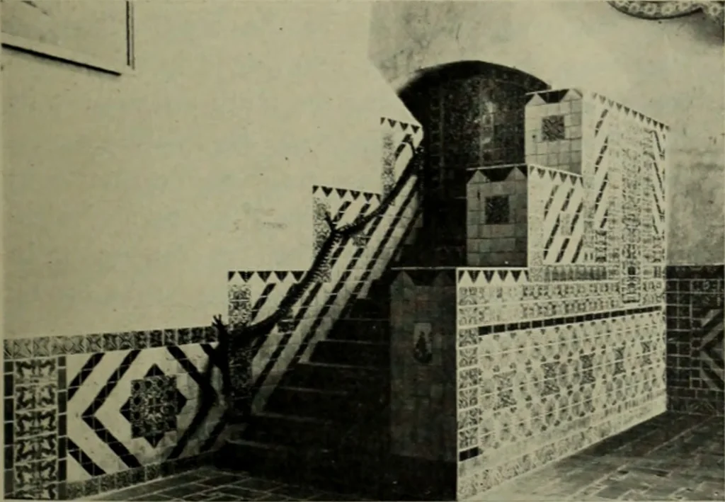 An illustration from Architect and engineer, 1905, leaf 106