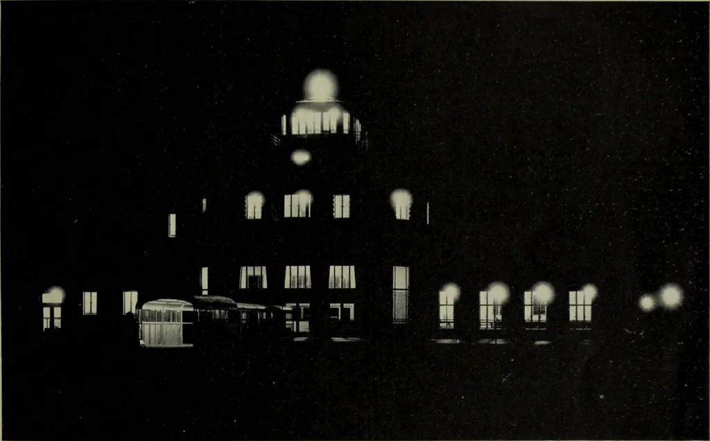 An illustration from Architect and engineer, 1905, leaf 128