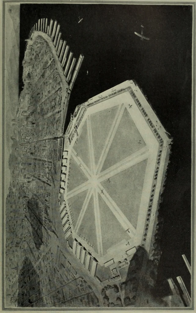 An illustration from Architect and engineer, 1905, leaf 148