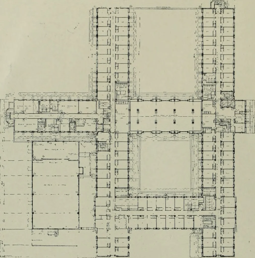 An illustration from Architect and engineer, 1905, leaf 21