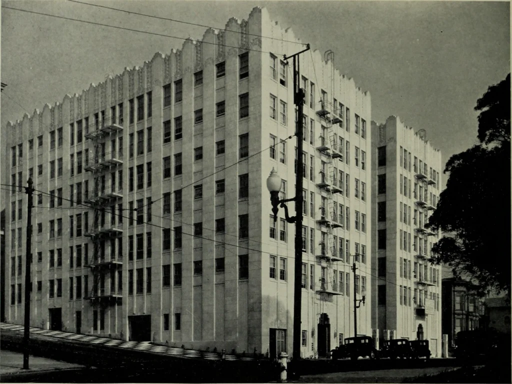 An illustration from Architect and engineer, 1905, leaf 247