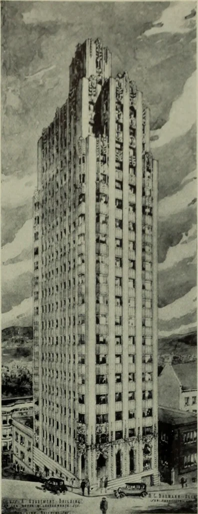 An illustration from Architect and engineer, 1905, leaf 248