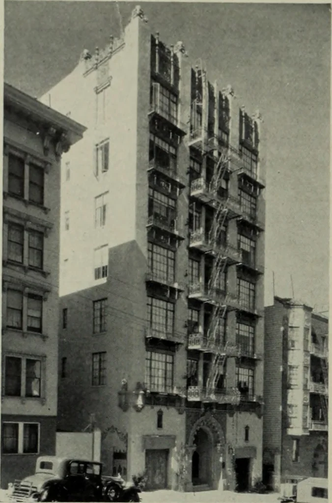 An illustration from Architect and engineer, 1905, leaf 255