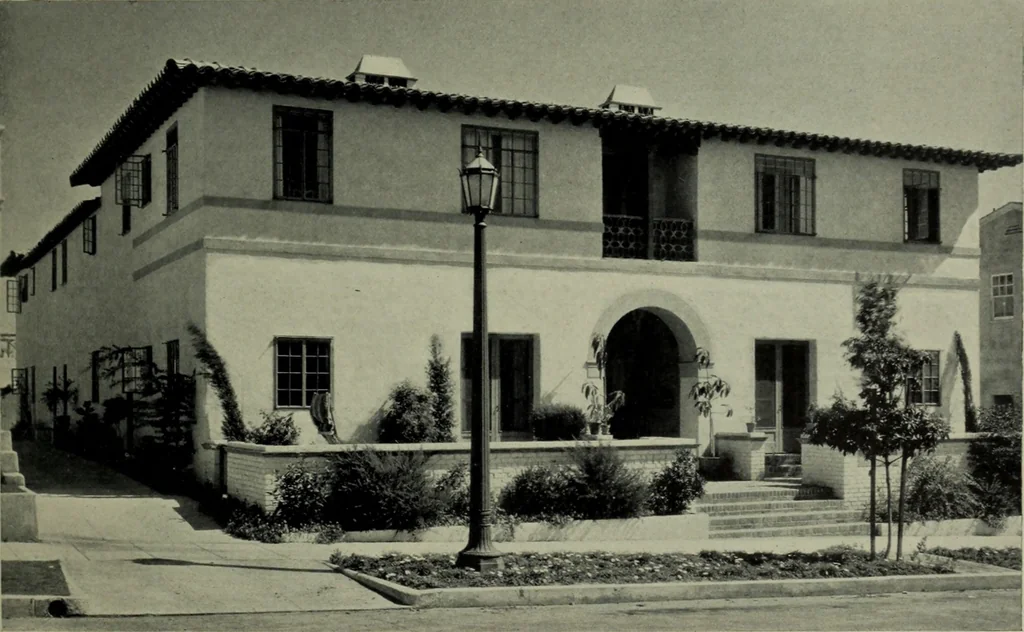 An illustration from Architect and engineer, 1905, leaf 256
