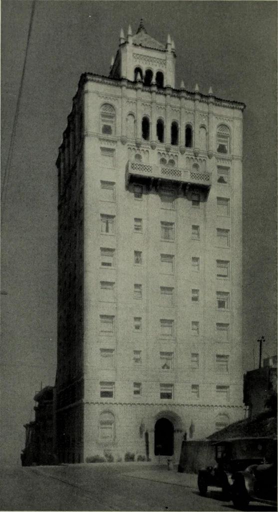 An illustration from Architect and engineer, 1905, leaf 257