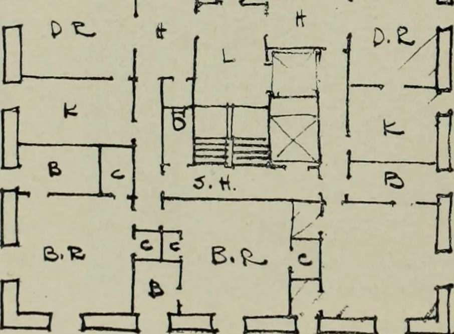 An illustration from Architect and engineer, 1905, leaf 259