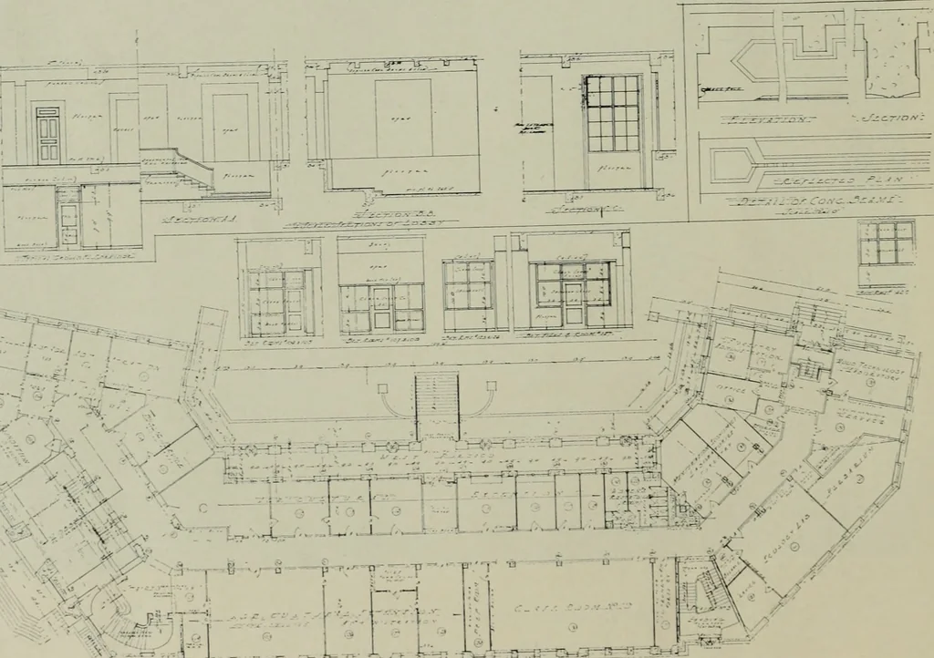 An illustration from Architect and engineer, 1905, leaf 29