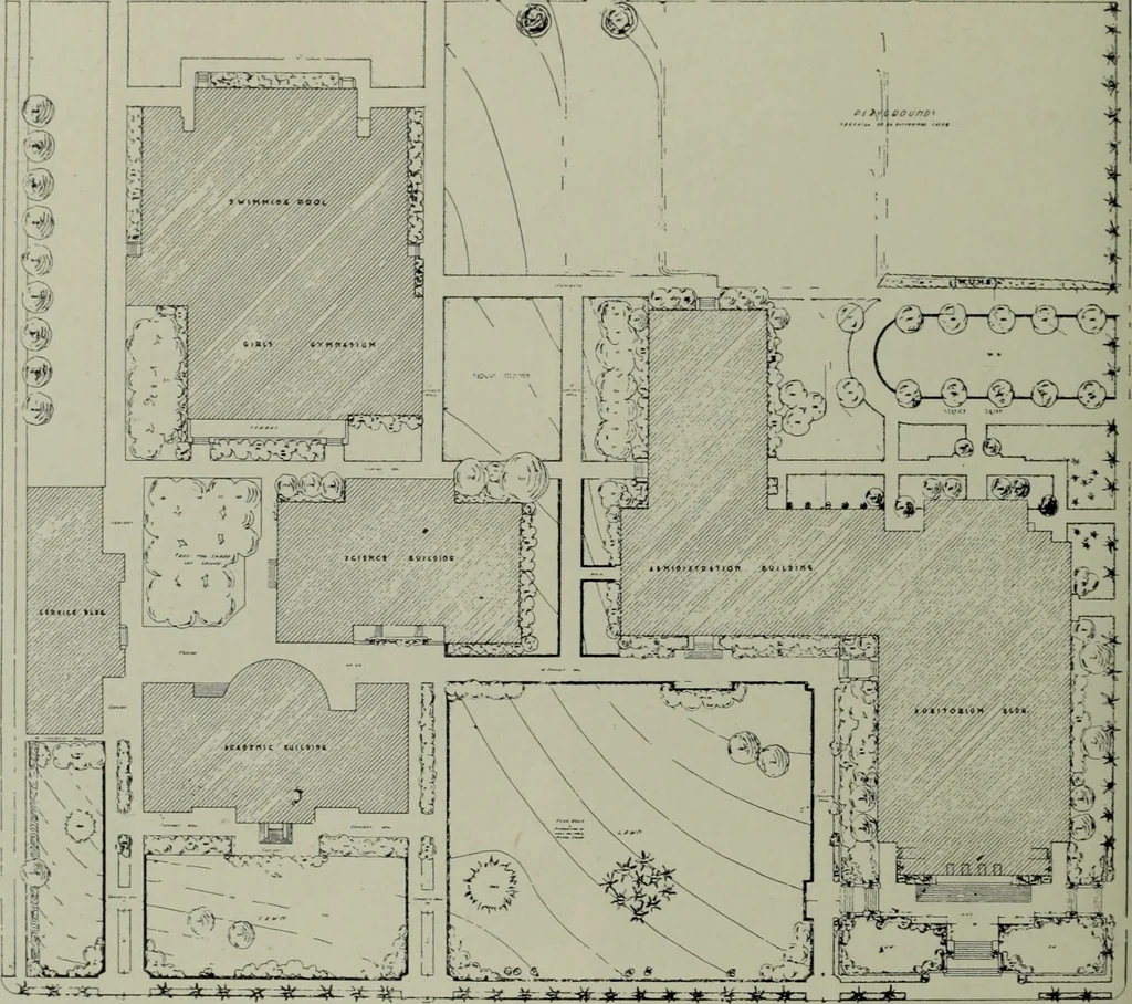 An illustration from Architect and engineer, 1905, leaf 297