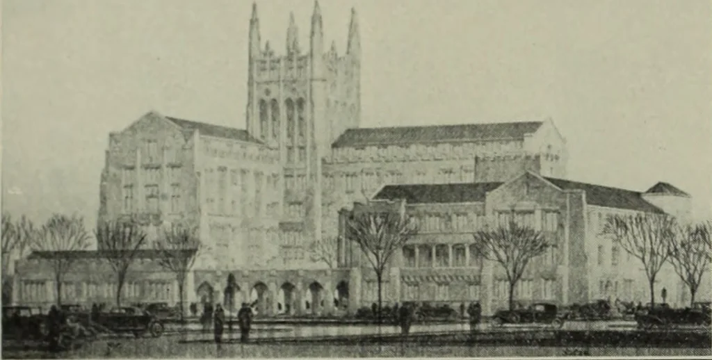 An illustration from Architect and engineer, 1905, leaf 321