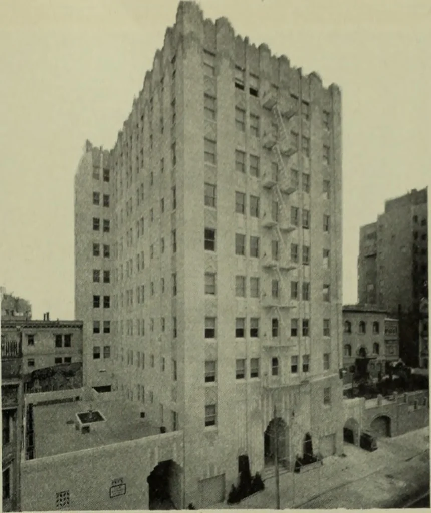 An illustration from Architect and engineer, 1905, leaf 326