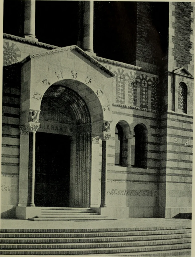 An illustration from Architect and engineer, 1905, leaf 42