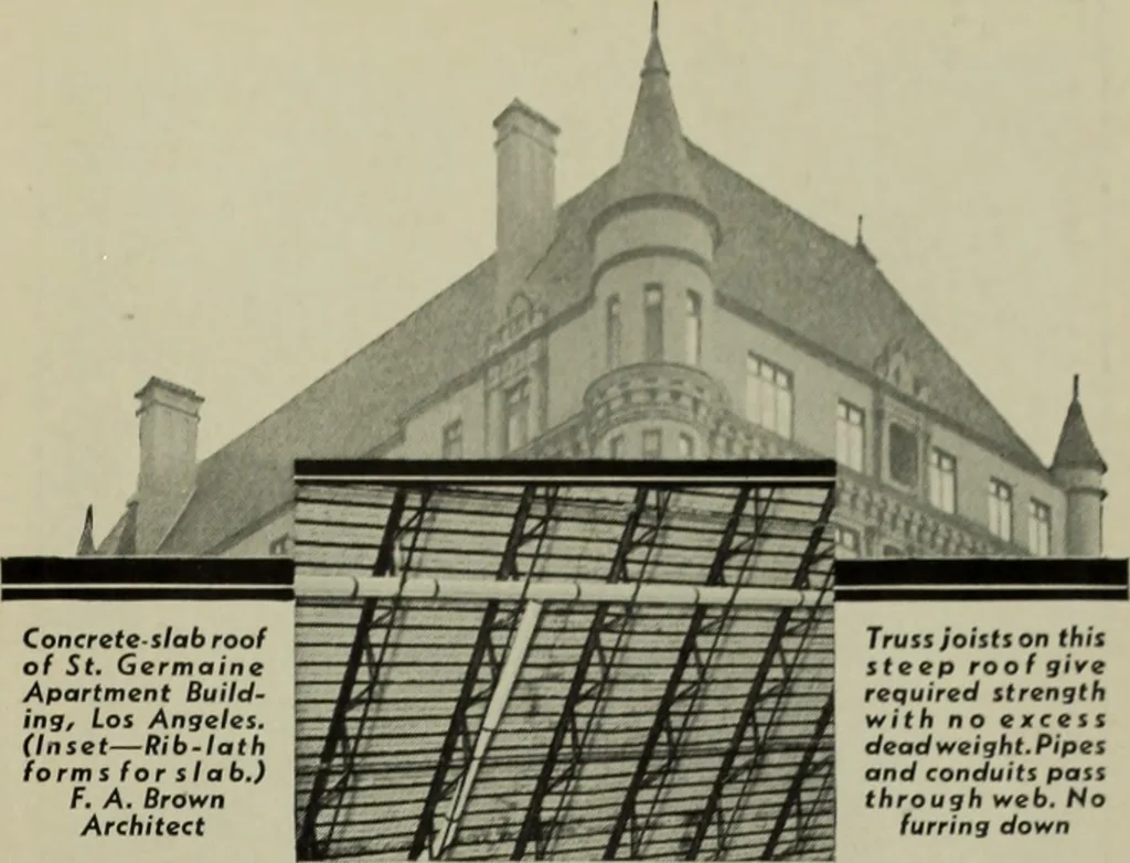An illustration from Architect and engineer, 1905, leaf 426