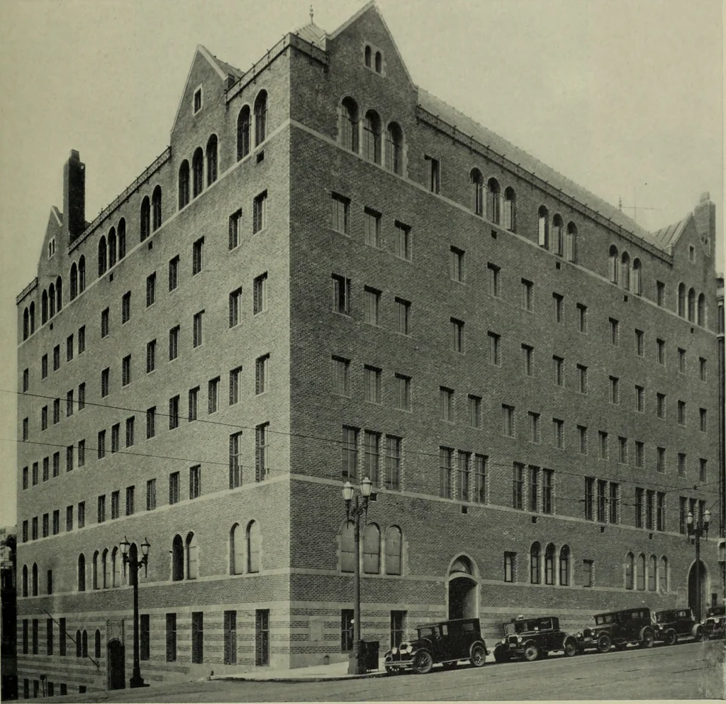 An illustration from Architect and engineer, 1905, leaf 464