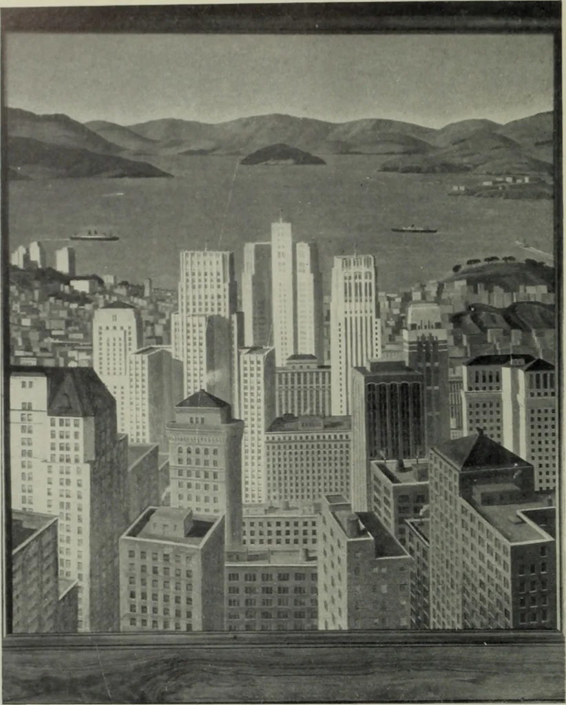 An illustration from Architect and engineer, 1905, leaf 465