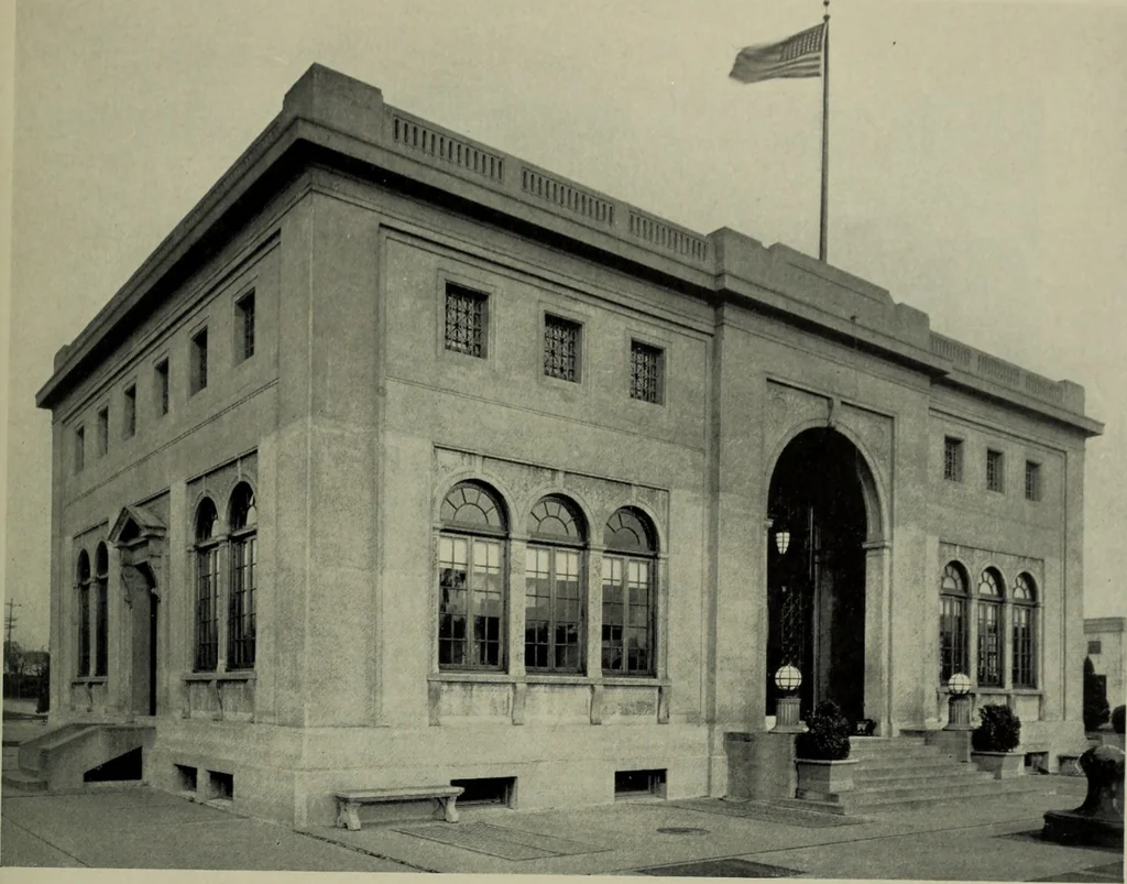 An illustration from Architect and engineer, 1905, leaf 470
