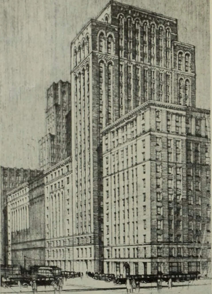 An illustration from Architect and engineer, 1905, leaf 539