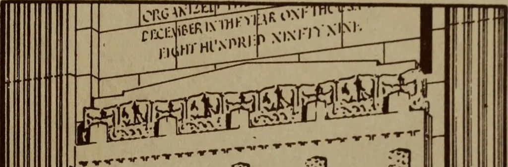 An illustration from Architect and engineer, 1905, leaf 552