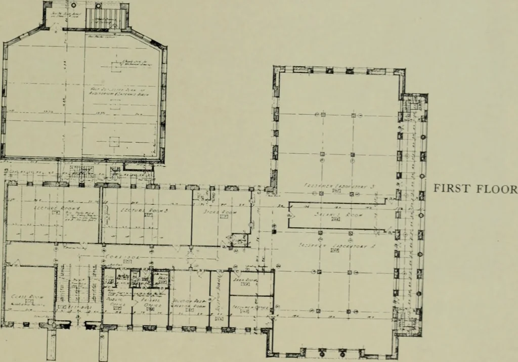 An illustration from Architect and engineer, 1905, leaf 58