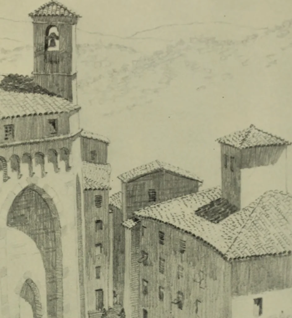 An illustration from Architect and engineer, 1905, leaf 592