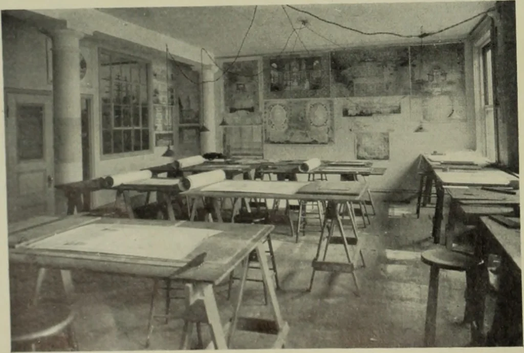 An illustration from Architect and engineer, 1905, leaf 625